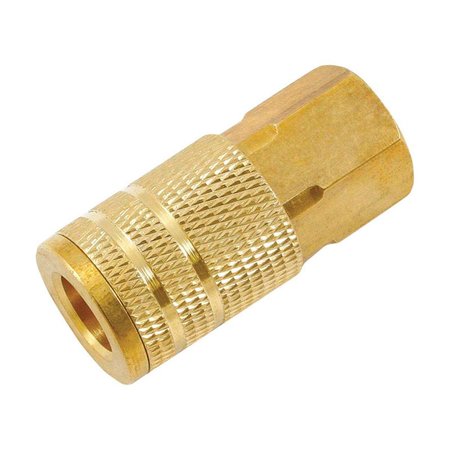 FORNEY INDUSTIRES Brass I&M Compatible Coupler; 0.25 in. x 0.38 in. Female NPT 1892660